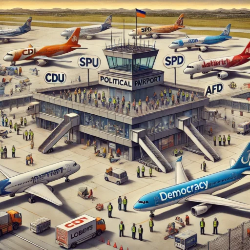 Politischer Flughafen